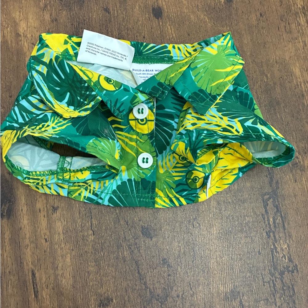 Build A Bear Pokémon Hawaiian Shirt